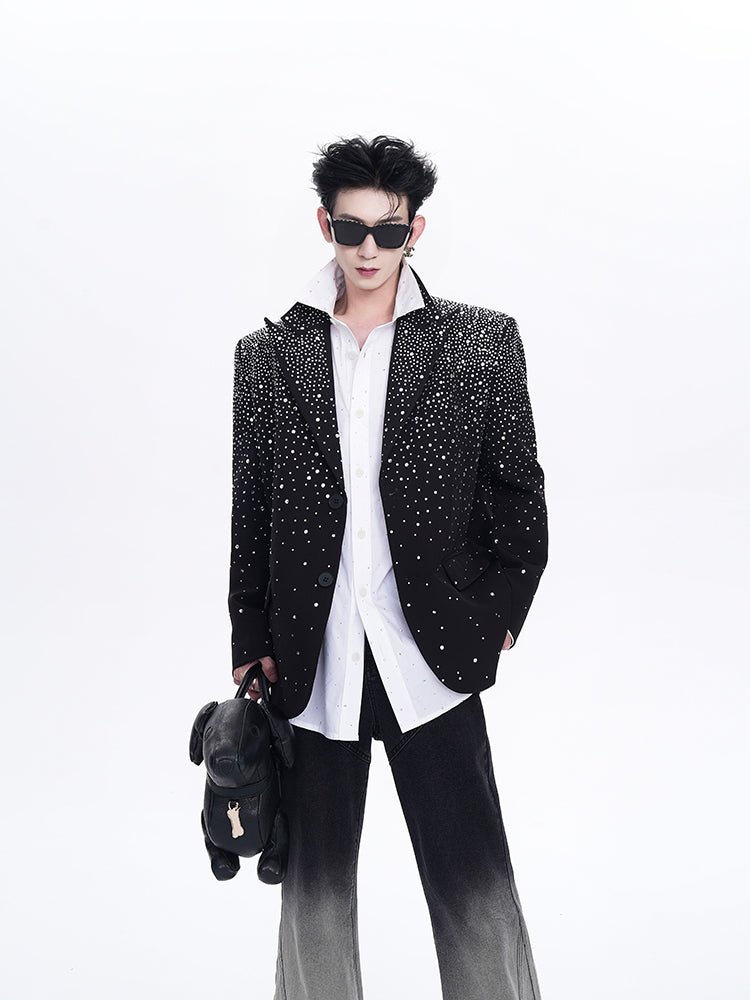 【24s Oct.】Rhinestone Design Suit Jacket