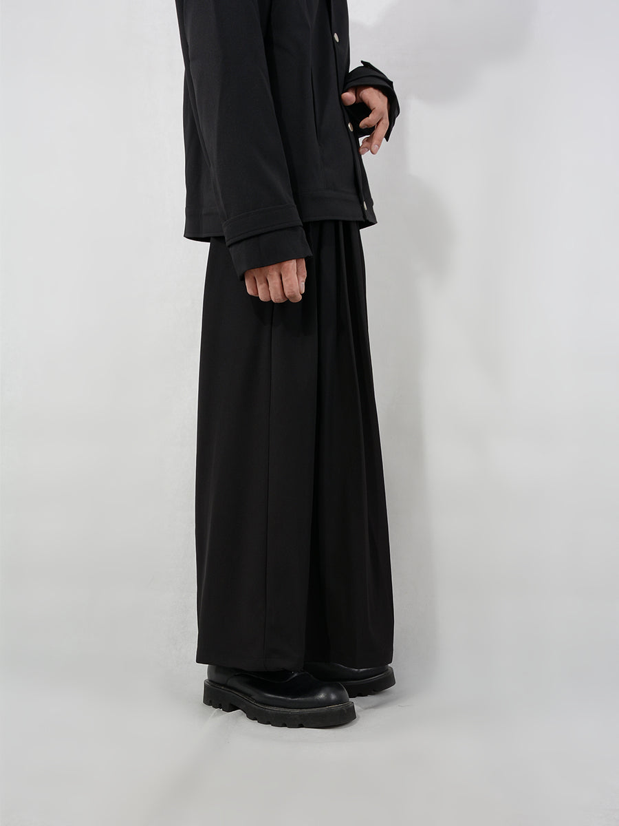 【24s Sep.】Loose Pleated Wide Pants