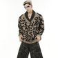 【24s Nov.】Contrast Leopard Print V-Neck Sweater