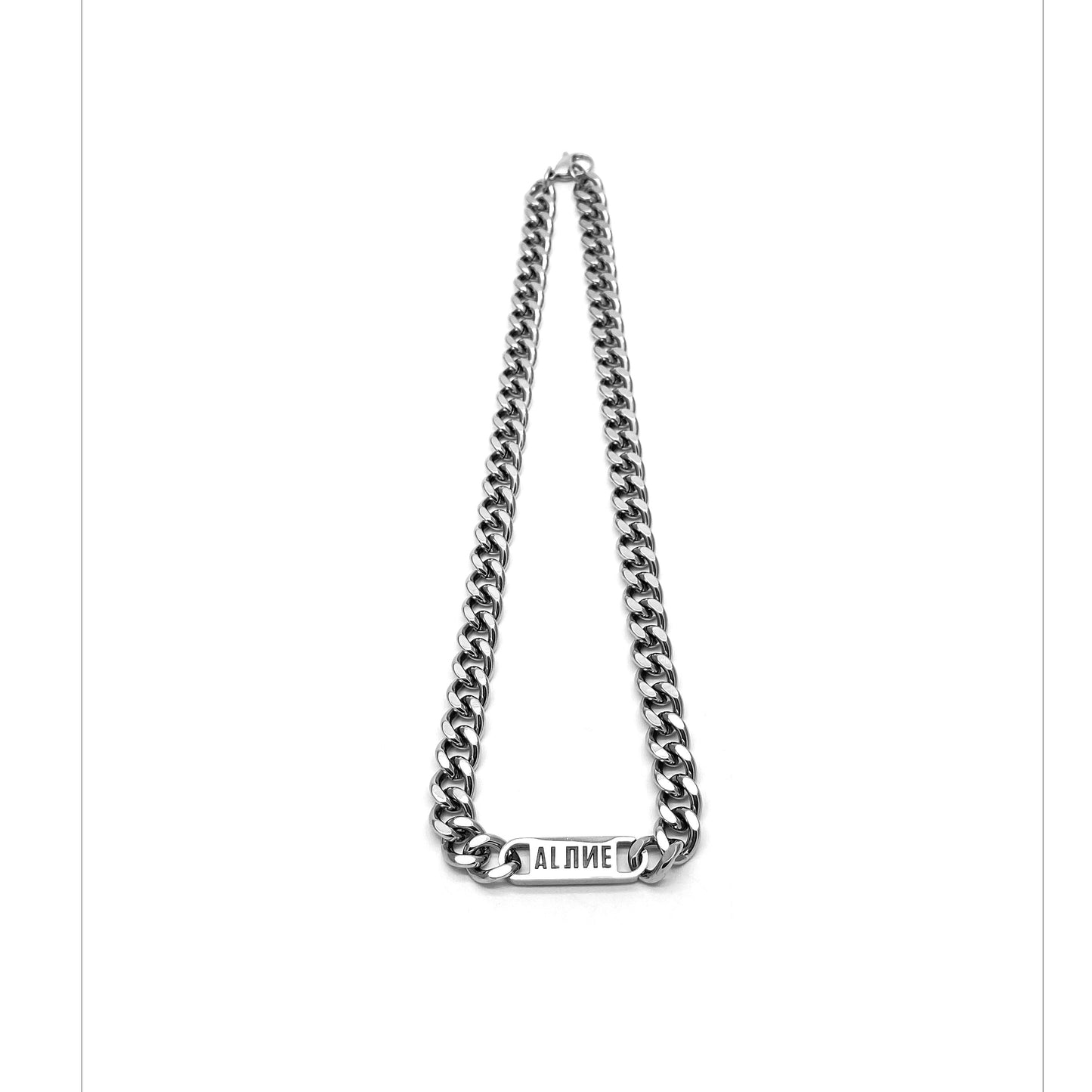 Trendy Letters Cuban Titanium Steel Necklace