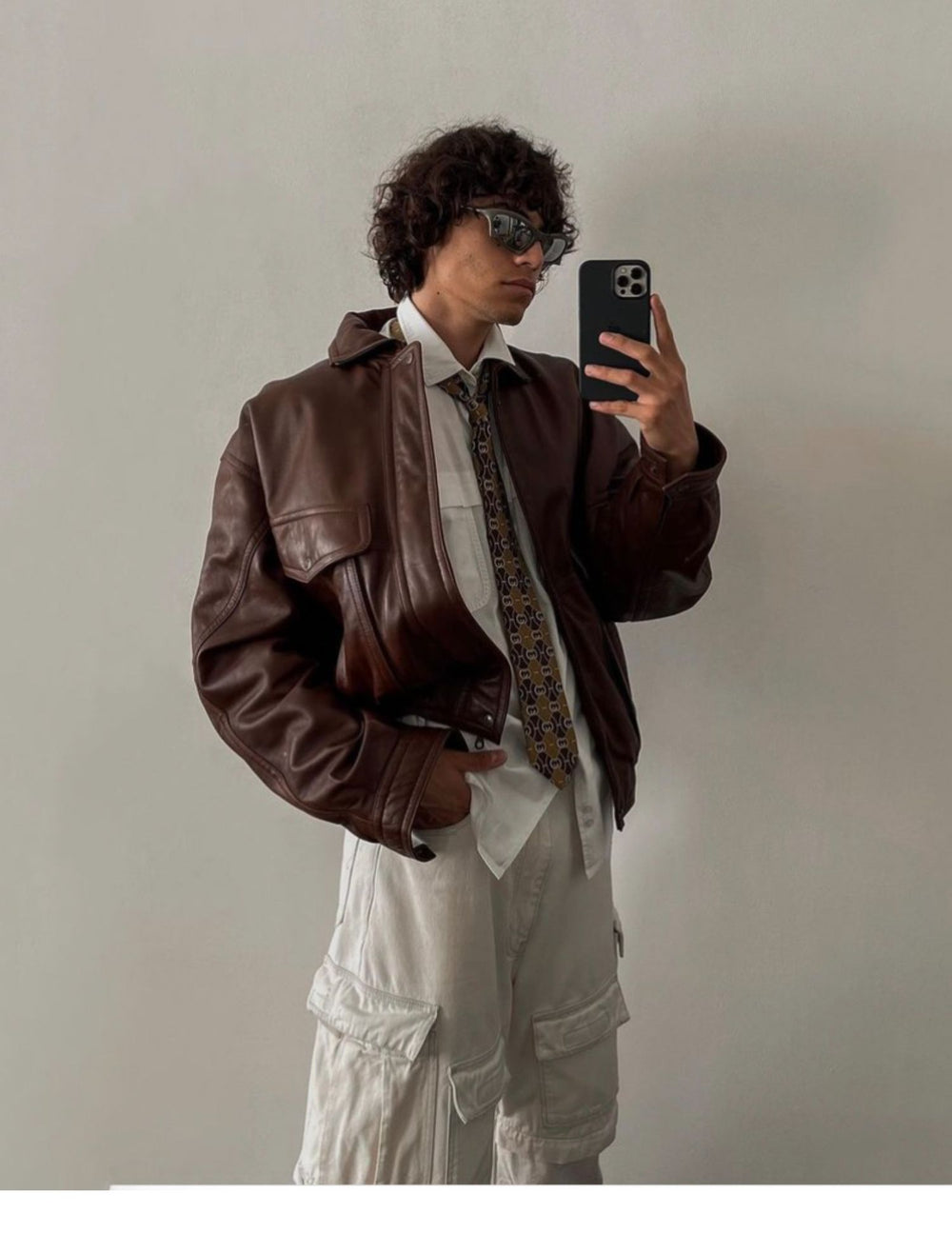 Y2K Shaped Large Frame Retro Geometric Sunglasses ArtsKoreanMan