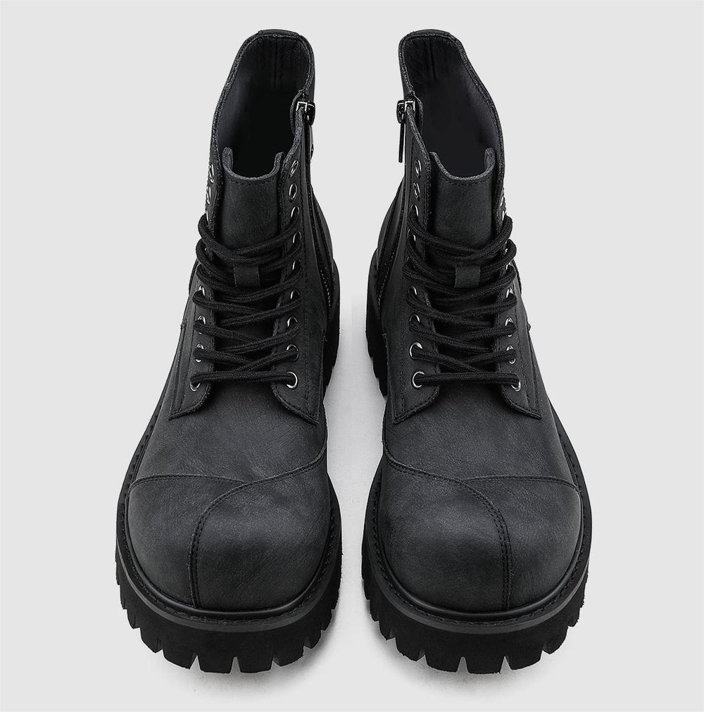 Deconstructed Thick-soled Martin Boots ArtsKoreanMan