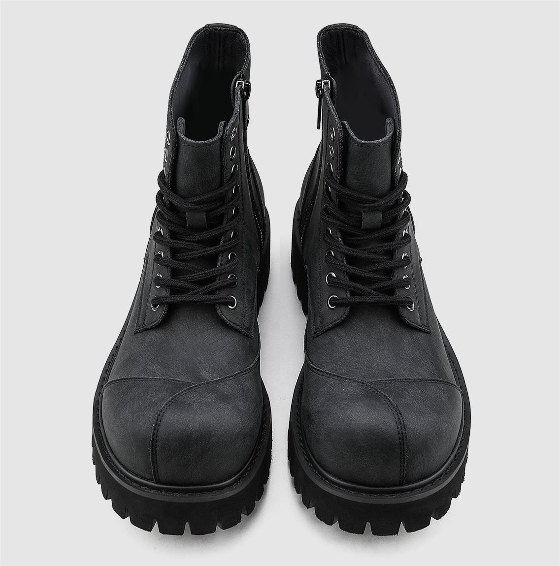 Deconstructed Thick-soled Martin Boots ArtsKoreanMan