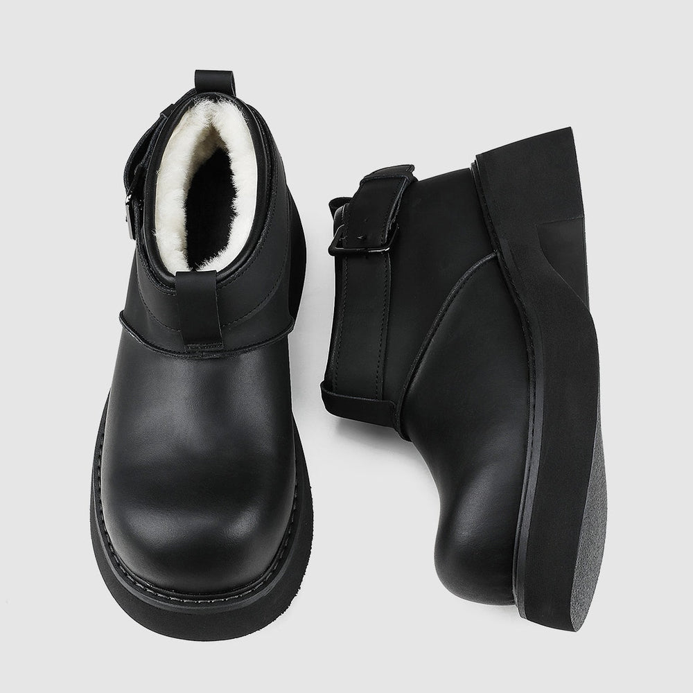 Fashionable and Warm Thick-soled Snow Boots ArtsKoreanMan