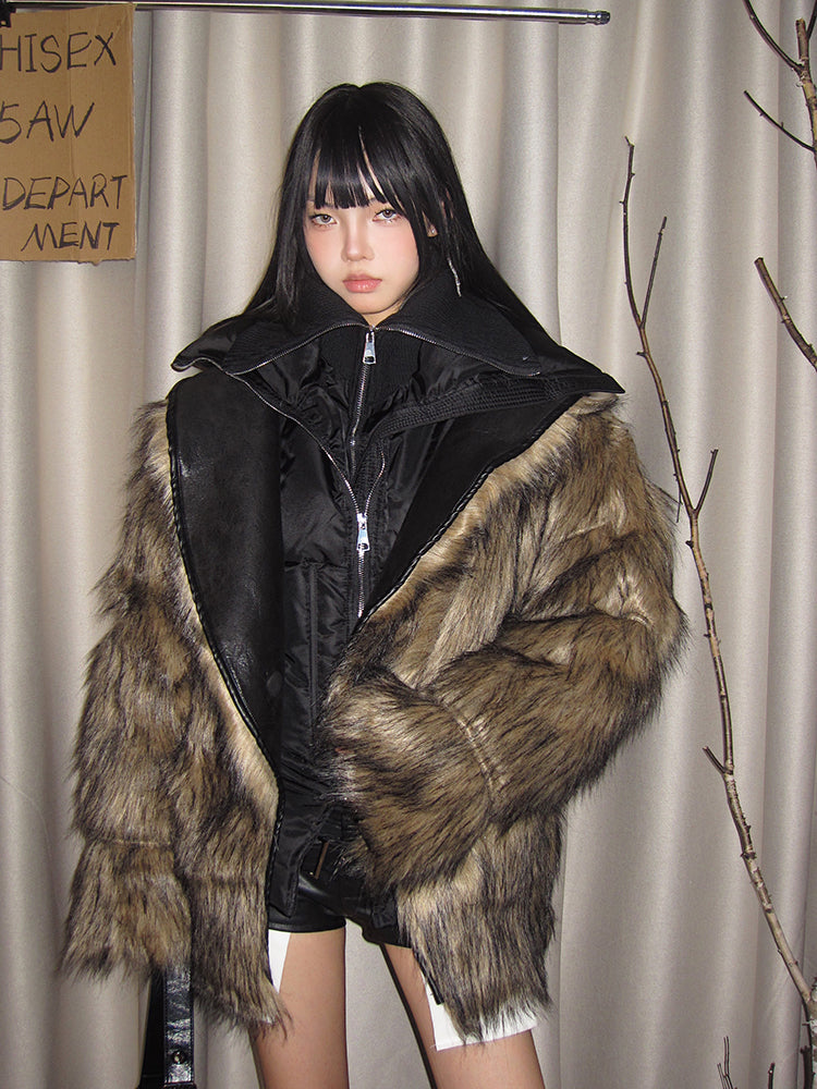 【24s Dec.】Reversible Suede Lapel Fur Coat ArtsKoreanMan