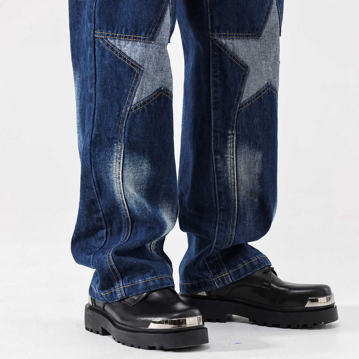 【23s September.】Star Pattern Denim Jeans