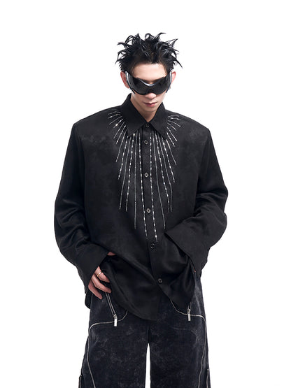 【24s Nov.】Long Sleeve Beaded Shirt