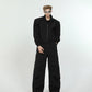 【24s June.】Deconstructed Pleated Jacket + Baggy Pants Set