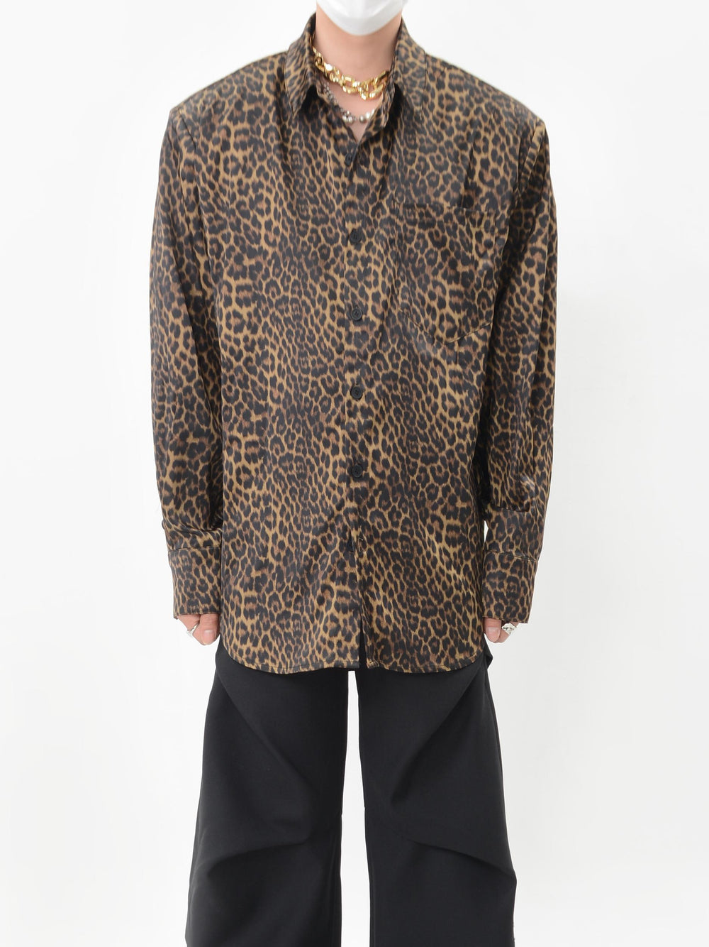 【24s Nov.】Versatile Leopard Print Shirt ArtsKoreanMan