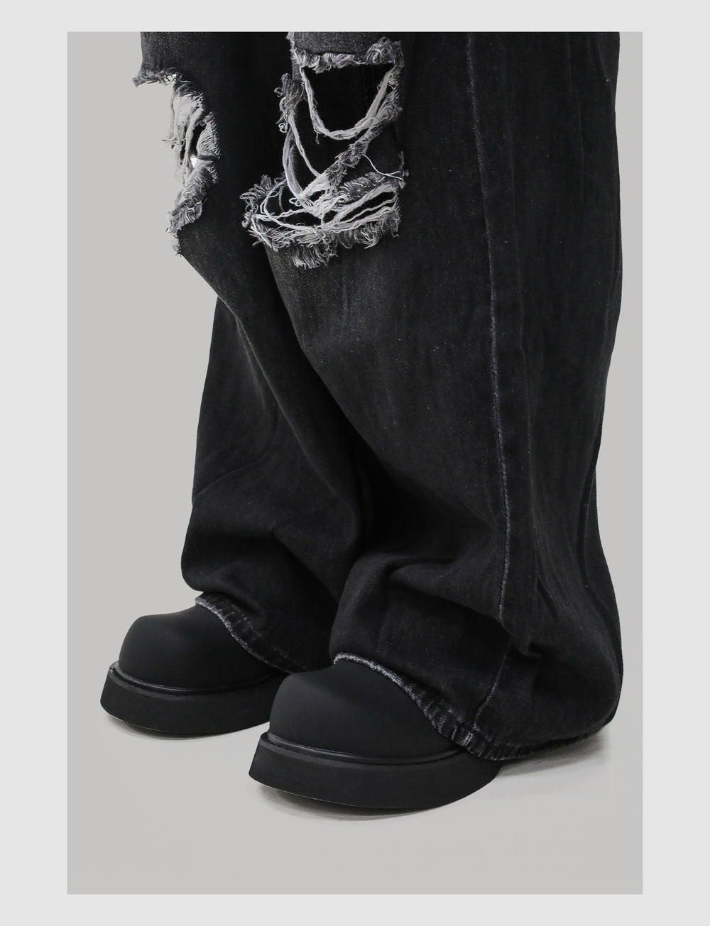 Personality Thick Sole Versatile Big Head Derby Shoes ArtsKoreanMan