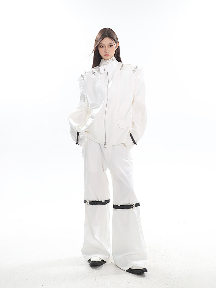 【24s Sep.】Metal Button Texture Leather Jacket ArtsKoreanMan