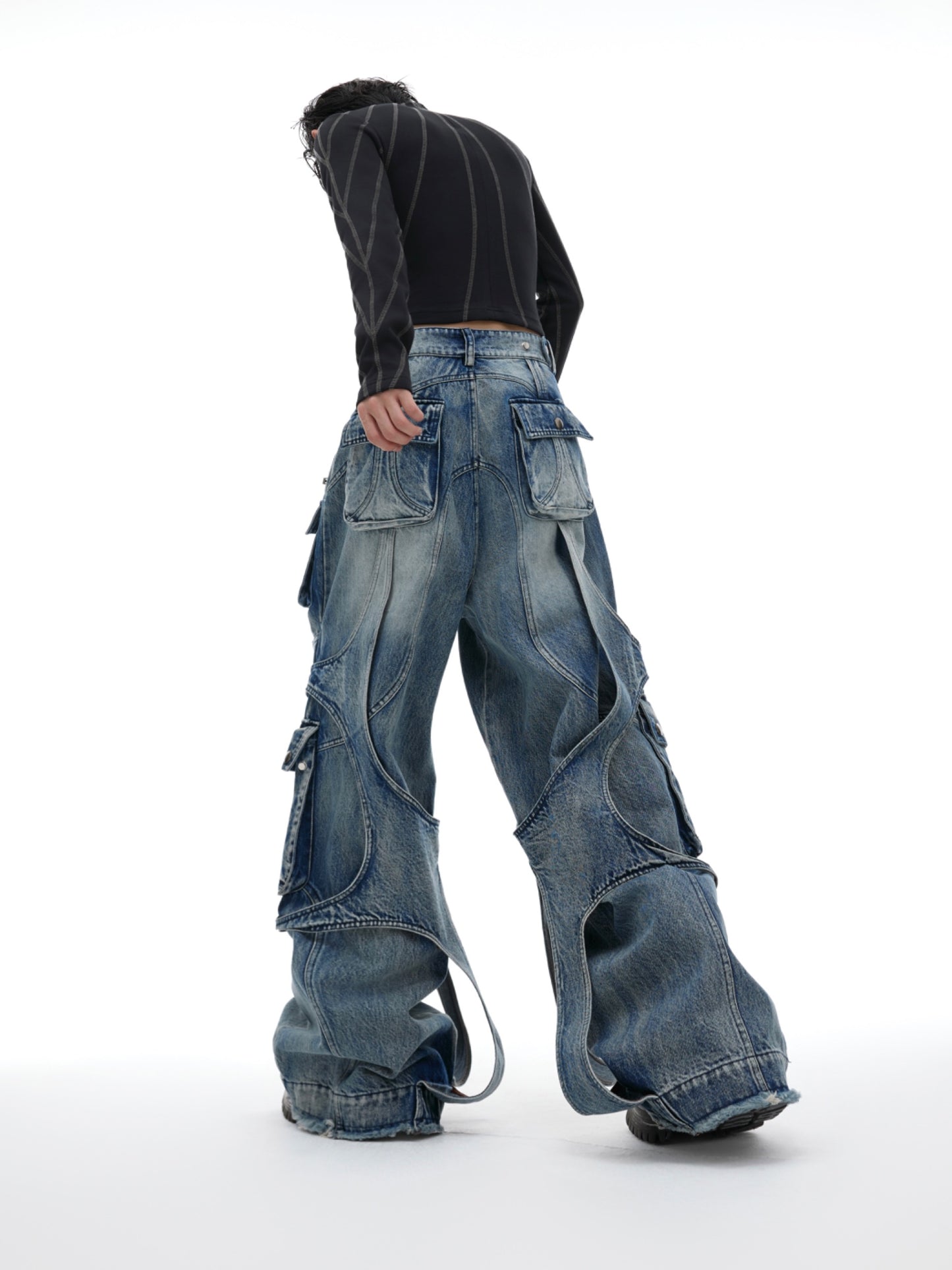 【24s Oct.】Make Old Punk Jeans with Lines and Heavy Jeans ArtsKoreanMan