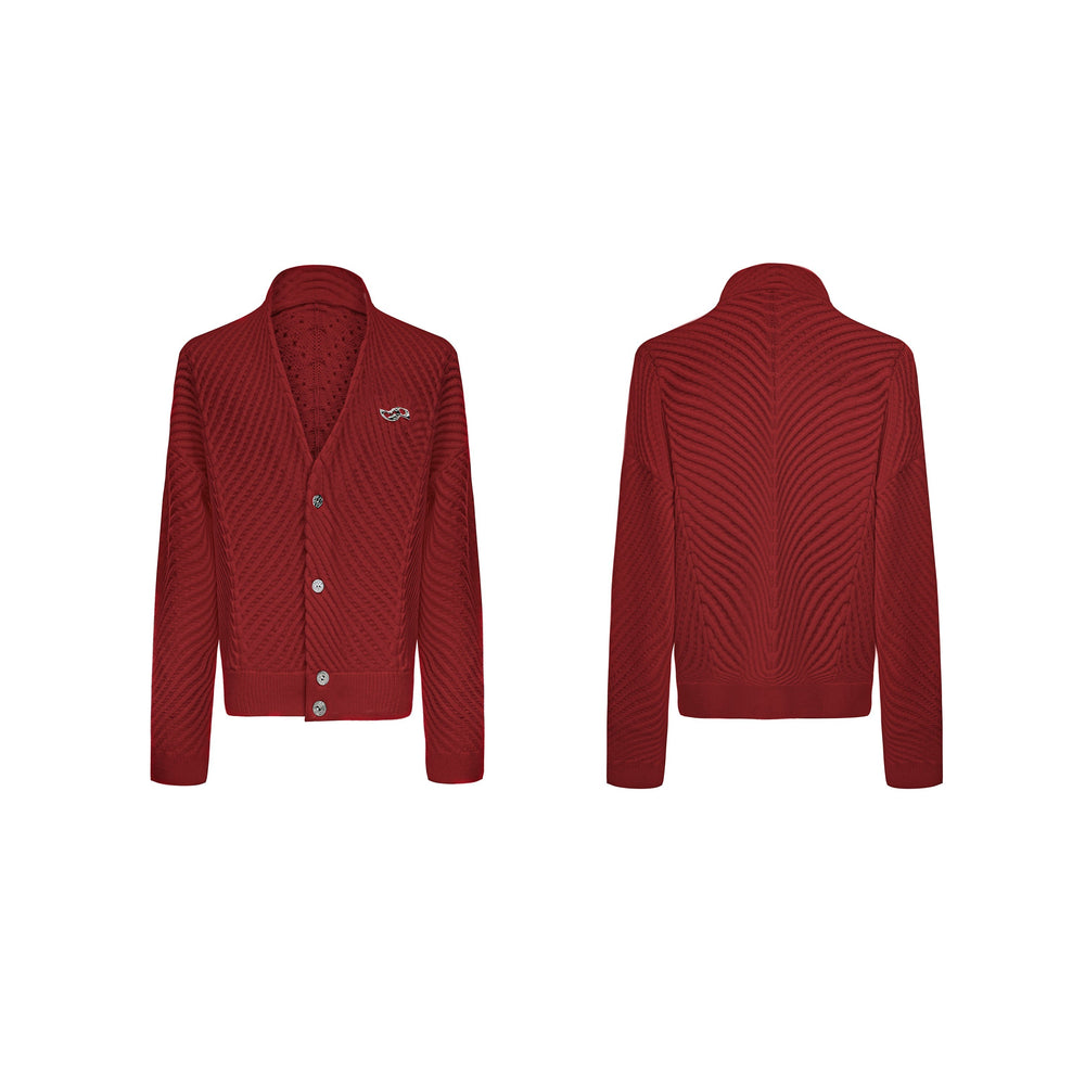 【24s Oct.】Metal Button Large V-neck Loose Knit Sweater ArtsKoreanMan