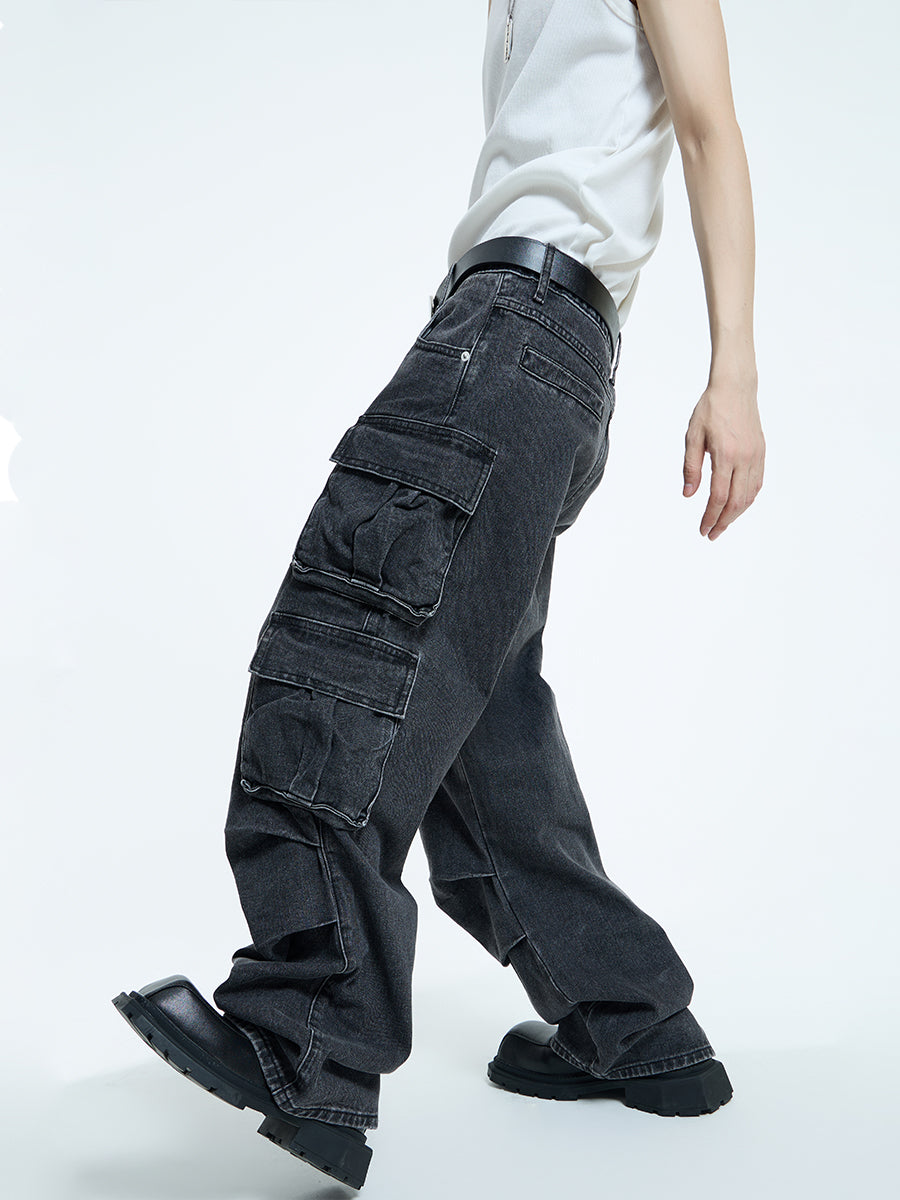 【23s September.】Oversized Mid-rise Jeans -L ArtsKoreanMan
