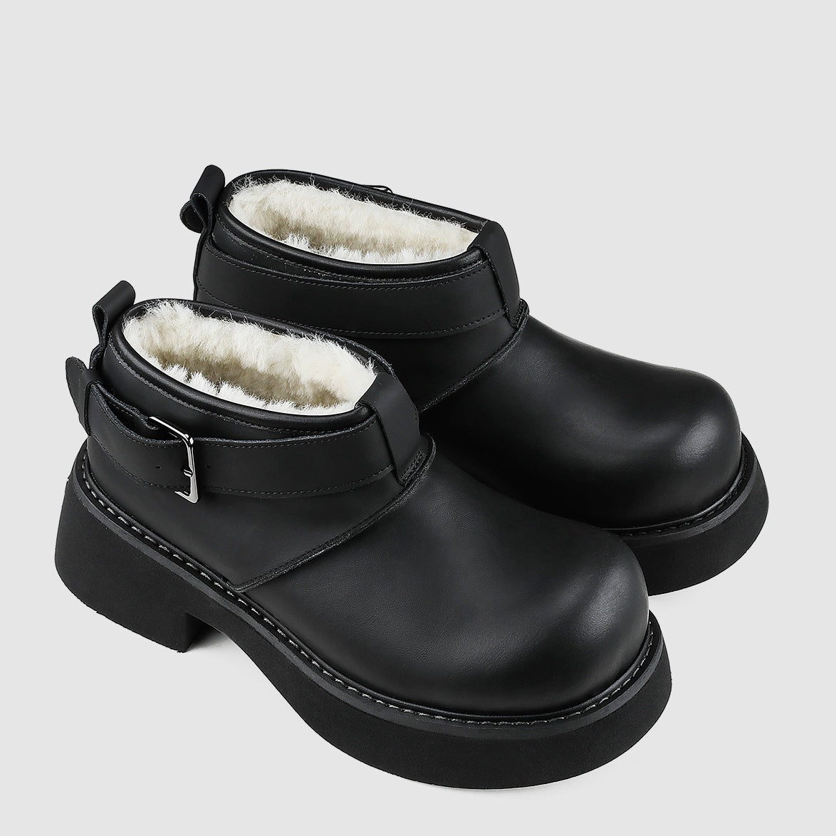 Fashionable and Warm Thick-soled Snow Boots ArtsKoreanMan