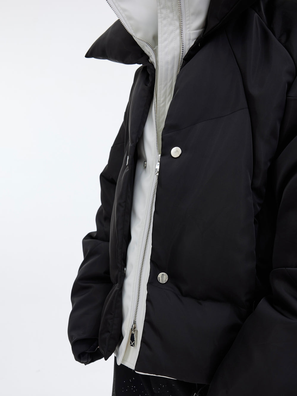 【23s November.】Structural Glossy Double-layered Cotton Jacket ArtsKoreanMan