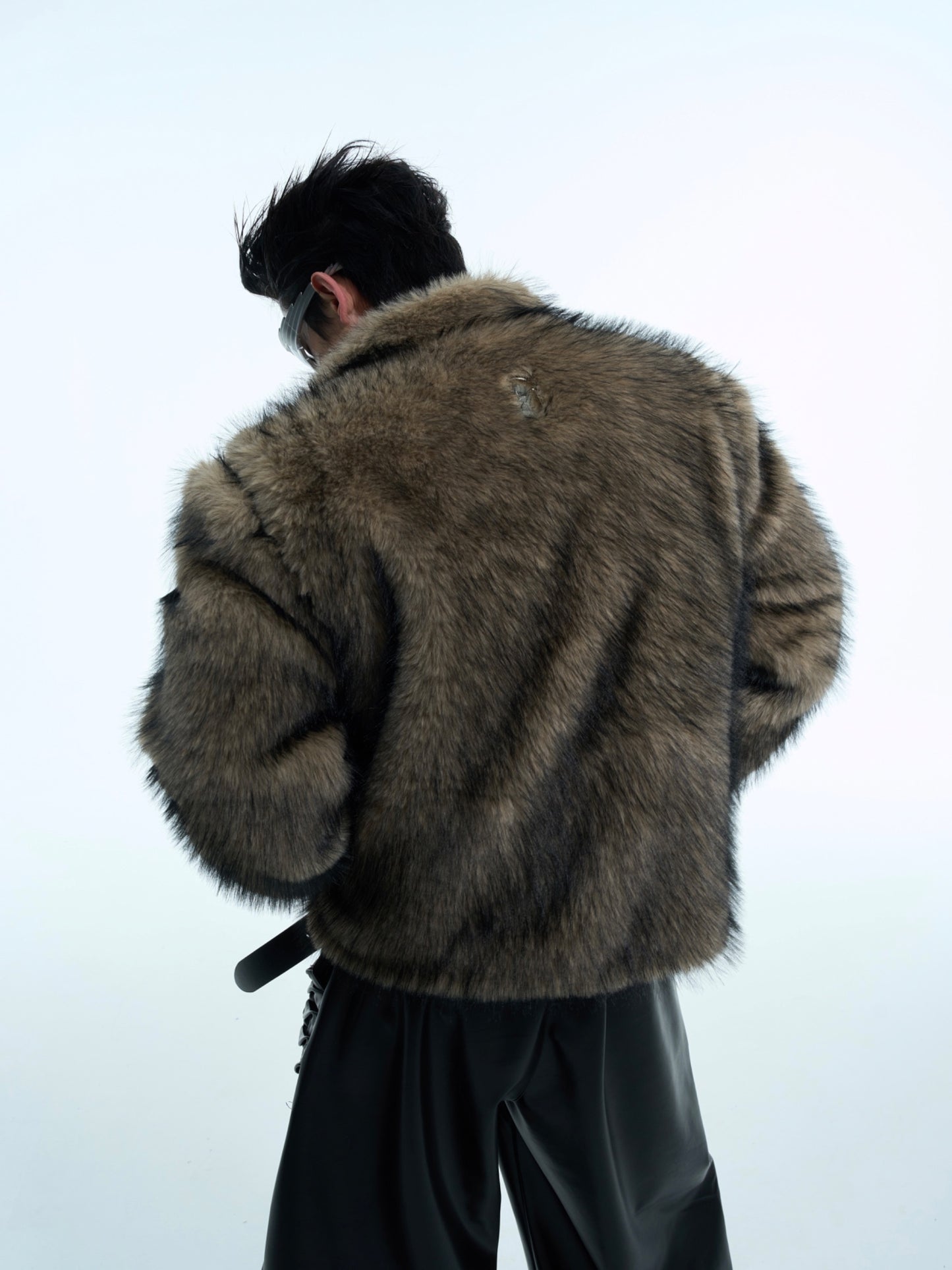 【24s Nov.】Furry PU Leather Coat