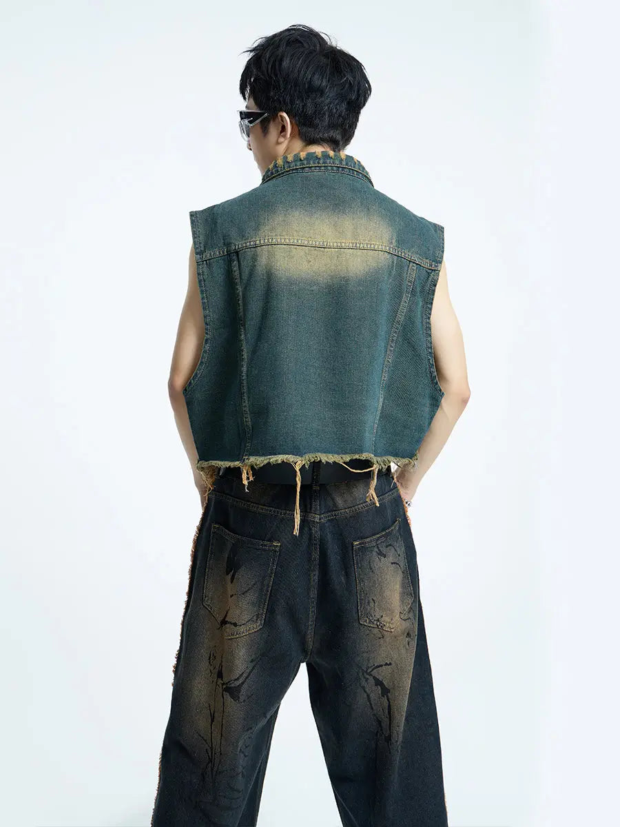 【23s September.】Mud Denim Vest ArtsKoreanMan