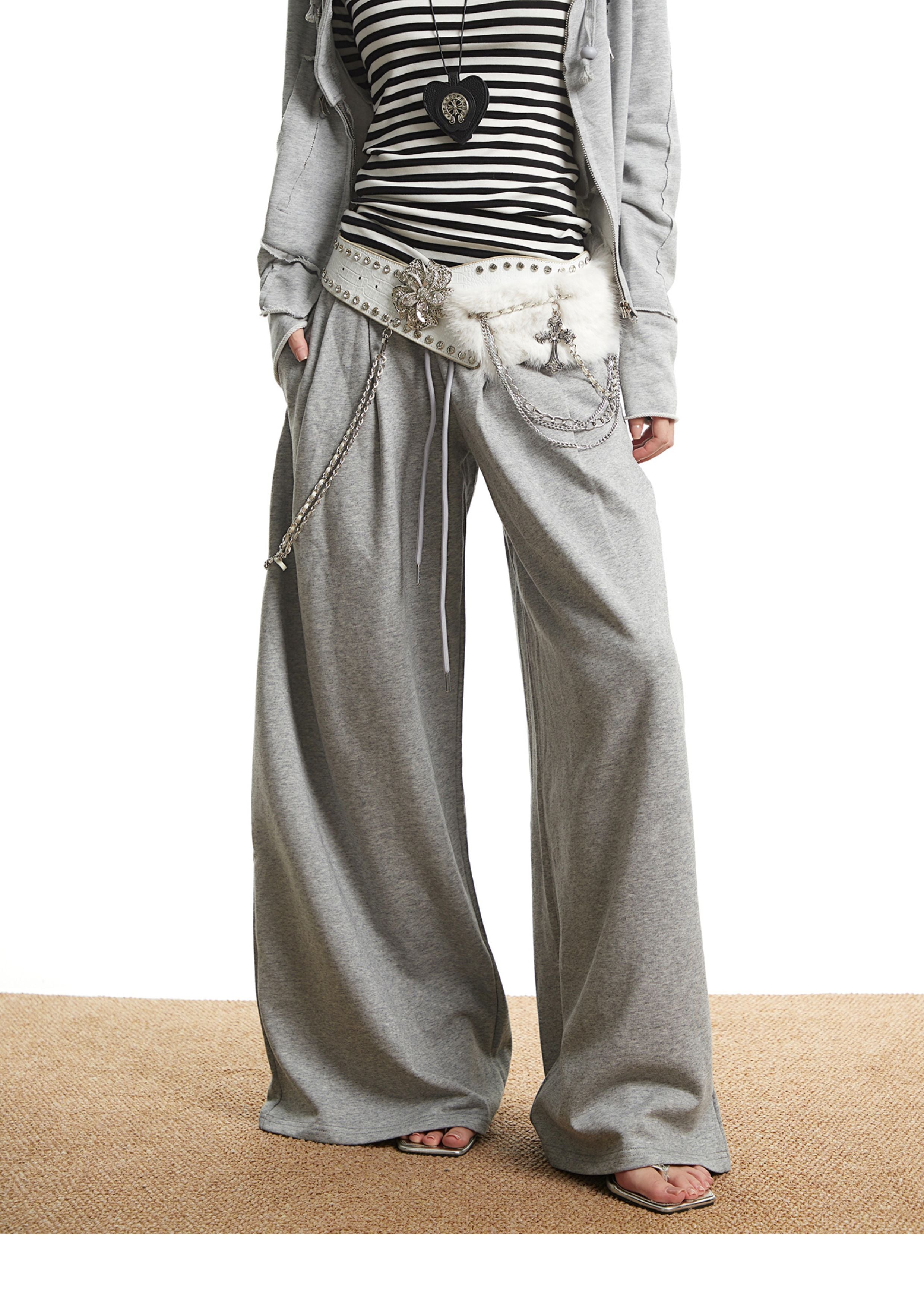 Versatile Irregular Chain Furry Belt