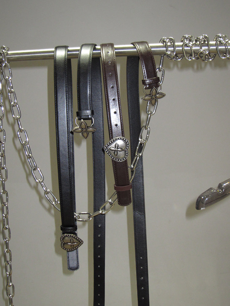 Cross Heart Metal Belt ArtsKoreanMan