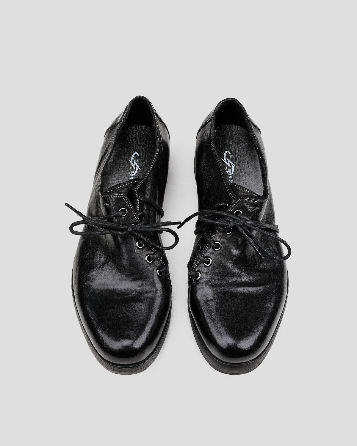 Deconstructed Lace-Up Derby Shoes
