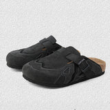 Top layer cowhide and cork Birkenstocks Shoes ArtsKoreanMan