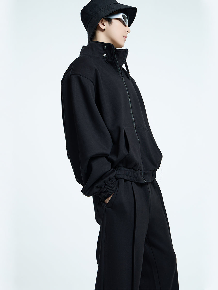 【23s September.】Simple Casual Trousers Top Sports Suit -M ArtsKoreanMan