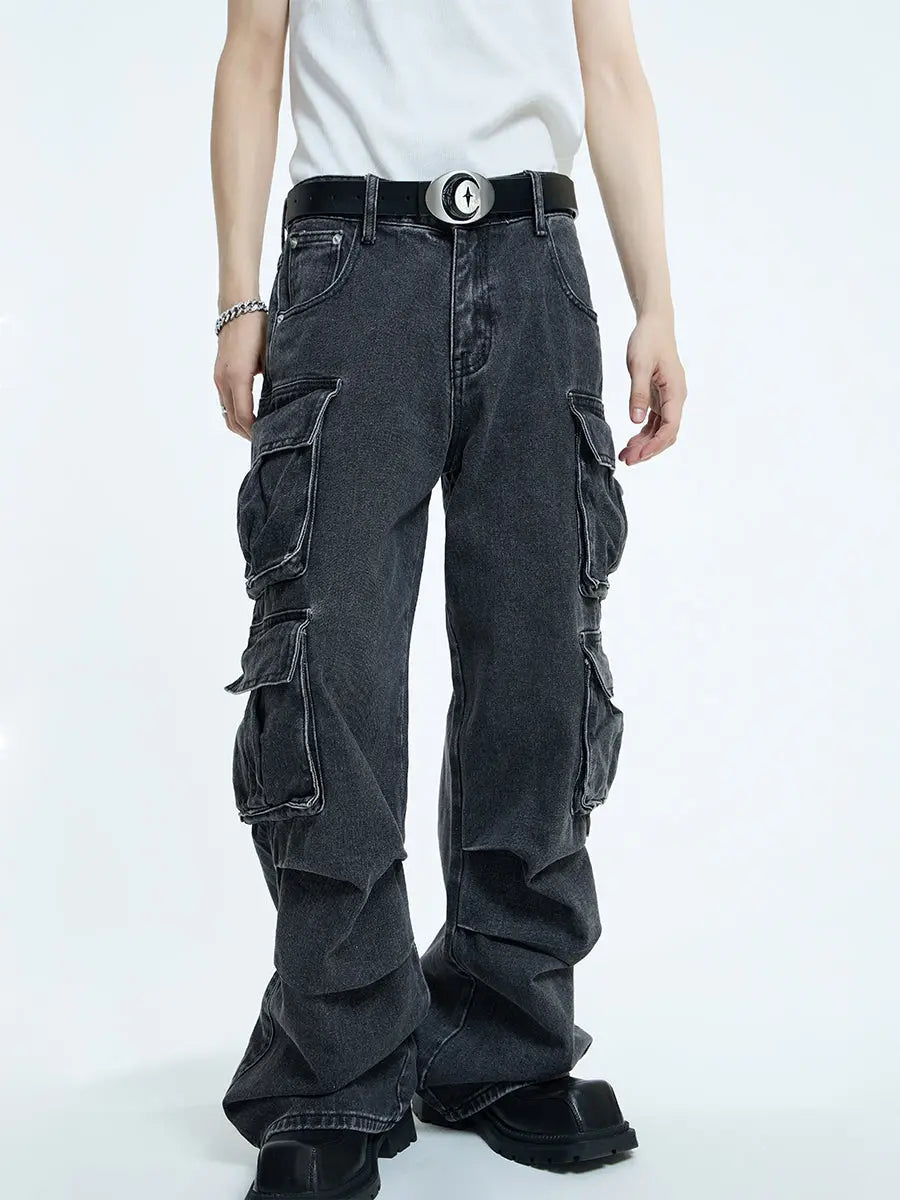 【23s September.】Oversized Mid-rise Jeans ArtsKoreanMan