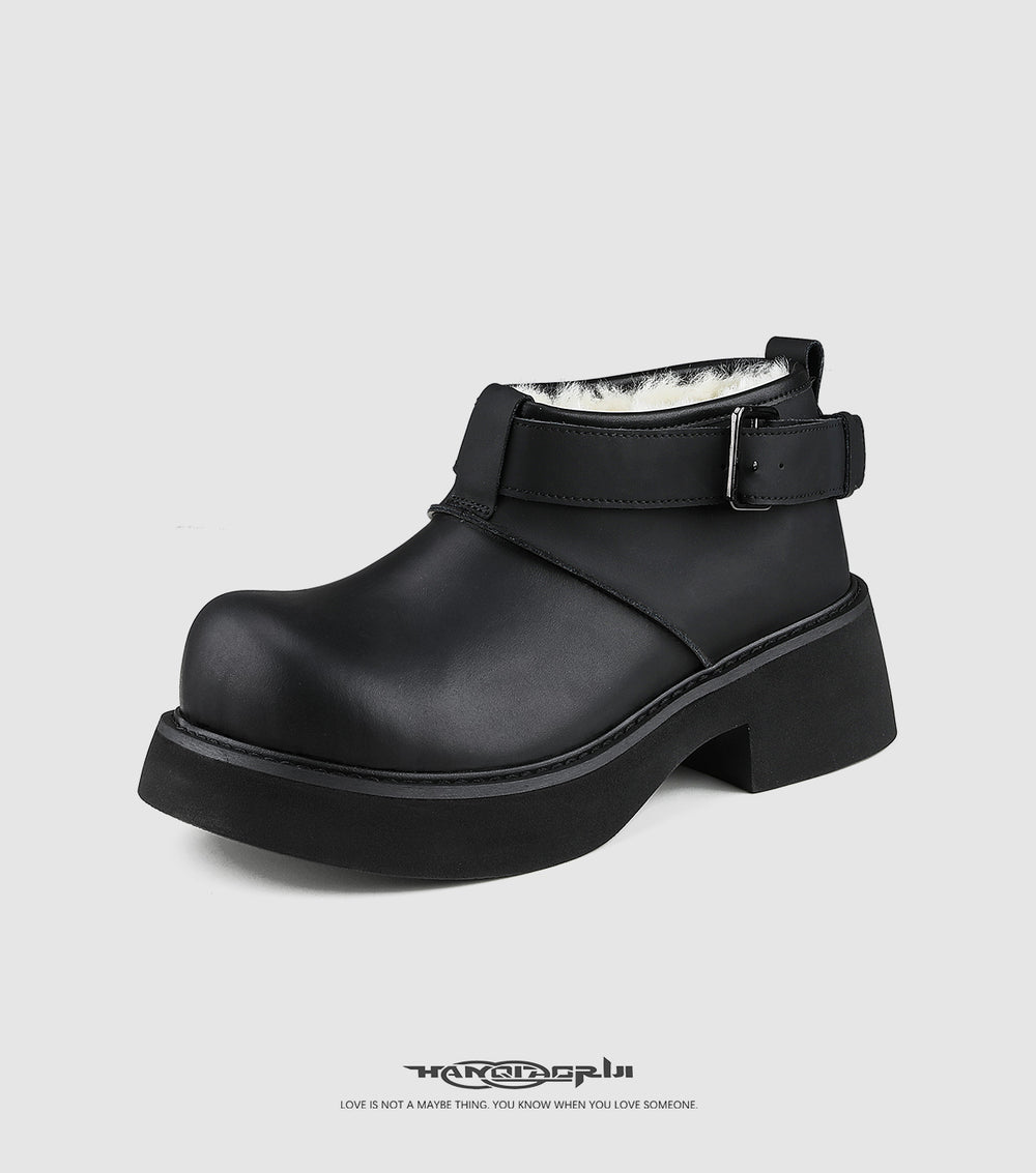 Fashionable and Warm Thick-soled Snow Boots ArtsKoreanMan