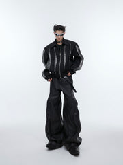 【24s Sep.】Patchwork Sequined Cropped Jacket ArtsKoreanMan