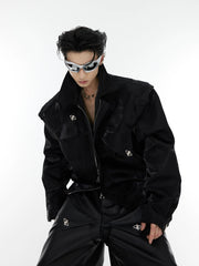 【23s August.】Streamer Shoulder Pad Jacket ArtsKoreanMan