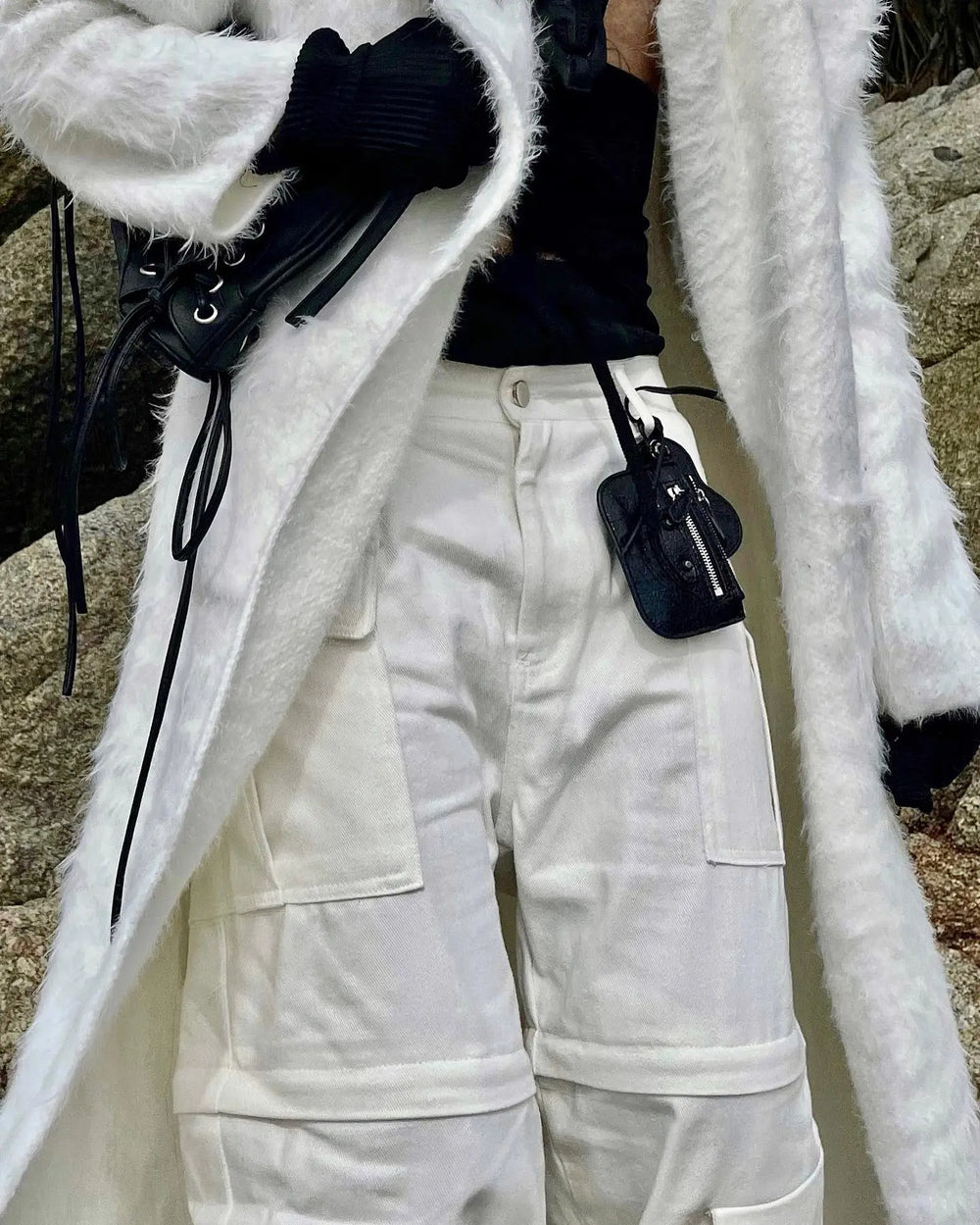 【23s Feb.】Knife Cut Cargo Pants ArtsKoreanMan