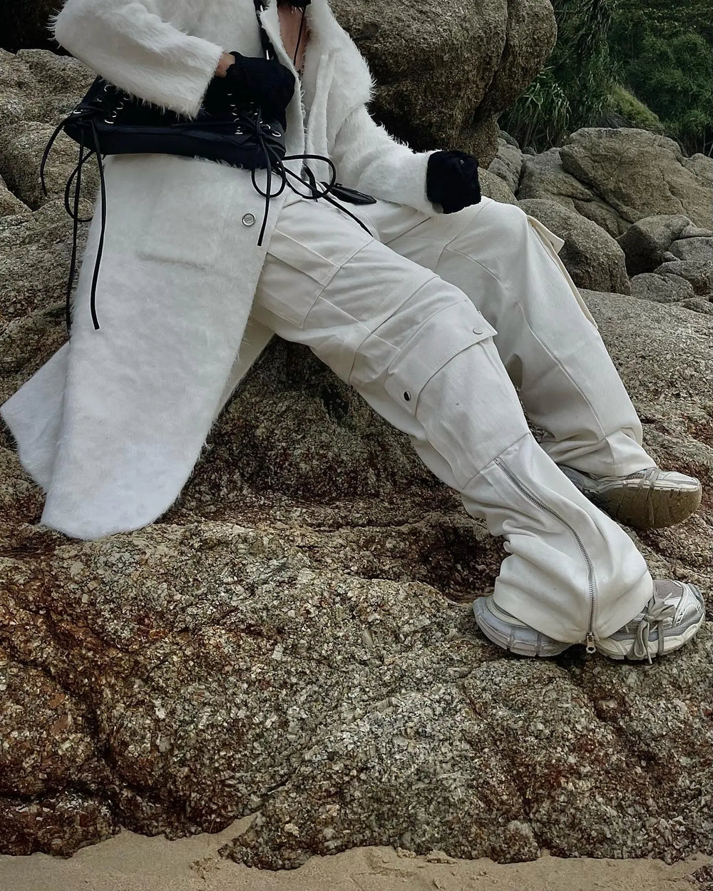 【23s Feb.】Knife Cut Cargo Pants ArtsKoreanMan