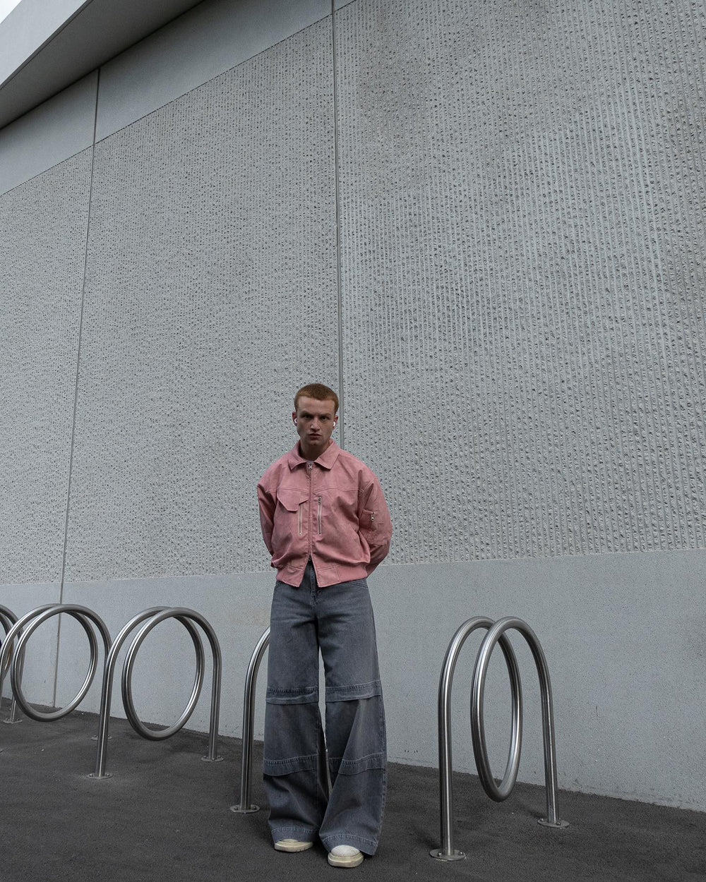 【23s August】Gradient Shoulder Pad Jacket ArtsKoreanMan