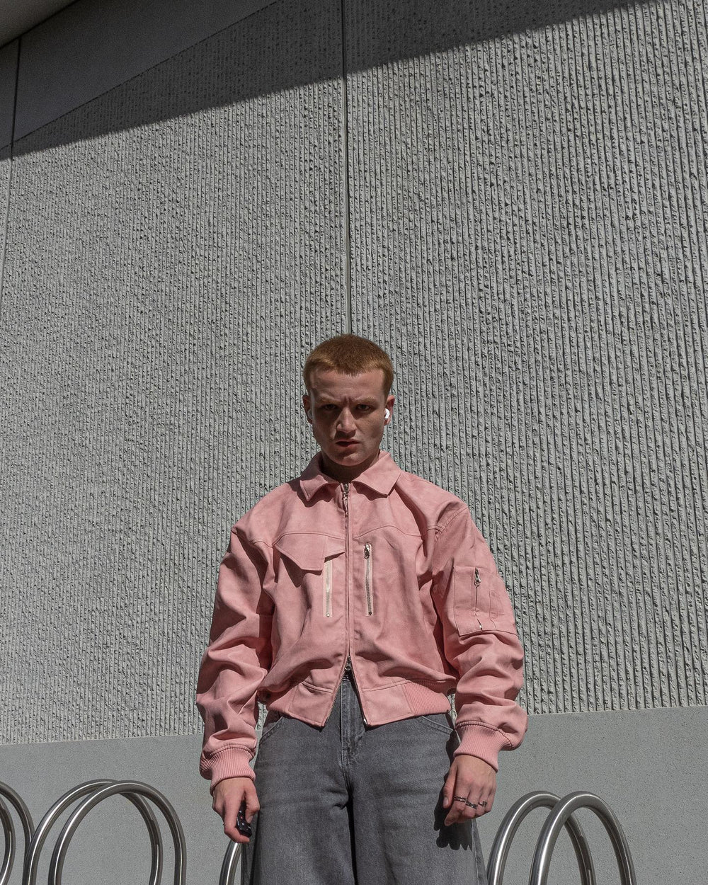 【23s August】Gradient Shoulder Pad Jacket ArtsKoreanMan