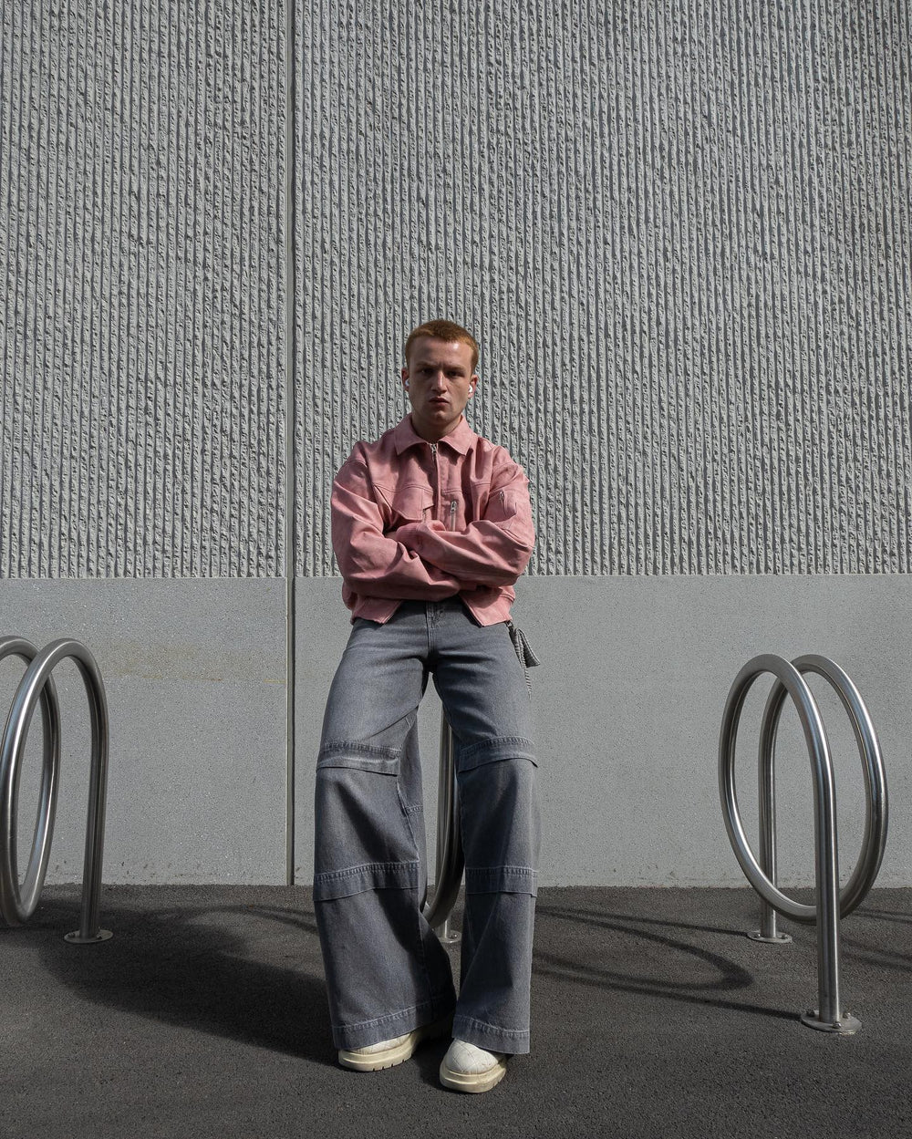 【23s August】Gradient Shoulder Pad Jacket ArtsKoreanMan