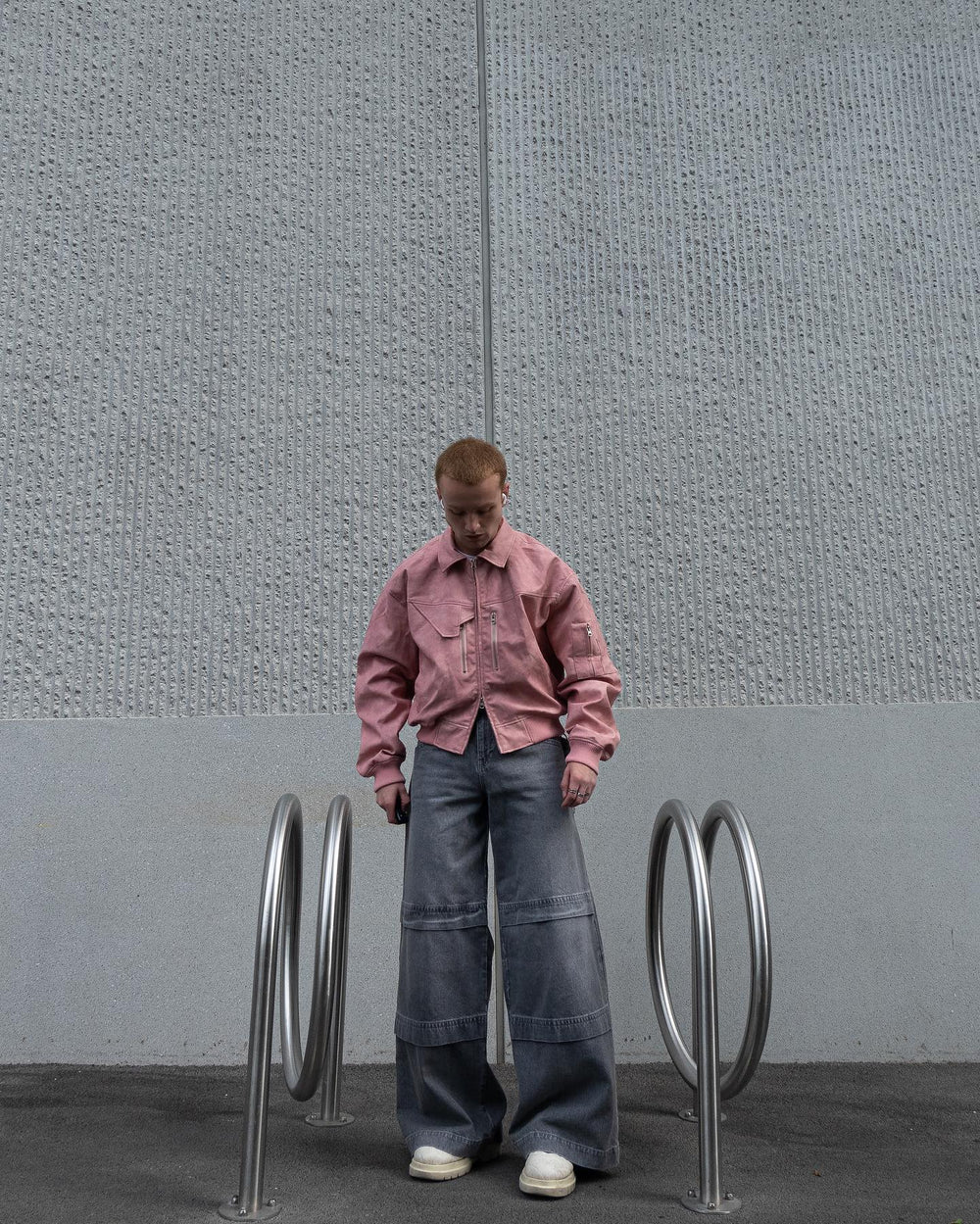 【23s August】Gradient Shoulder Pad Jacket ArtsKoreanMan