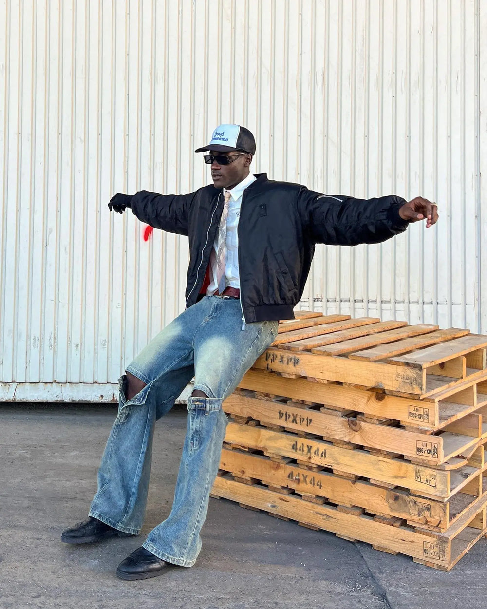 【23s May.】Vintage Jeans with Belt ArtsKoreanMan