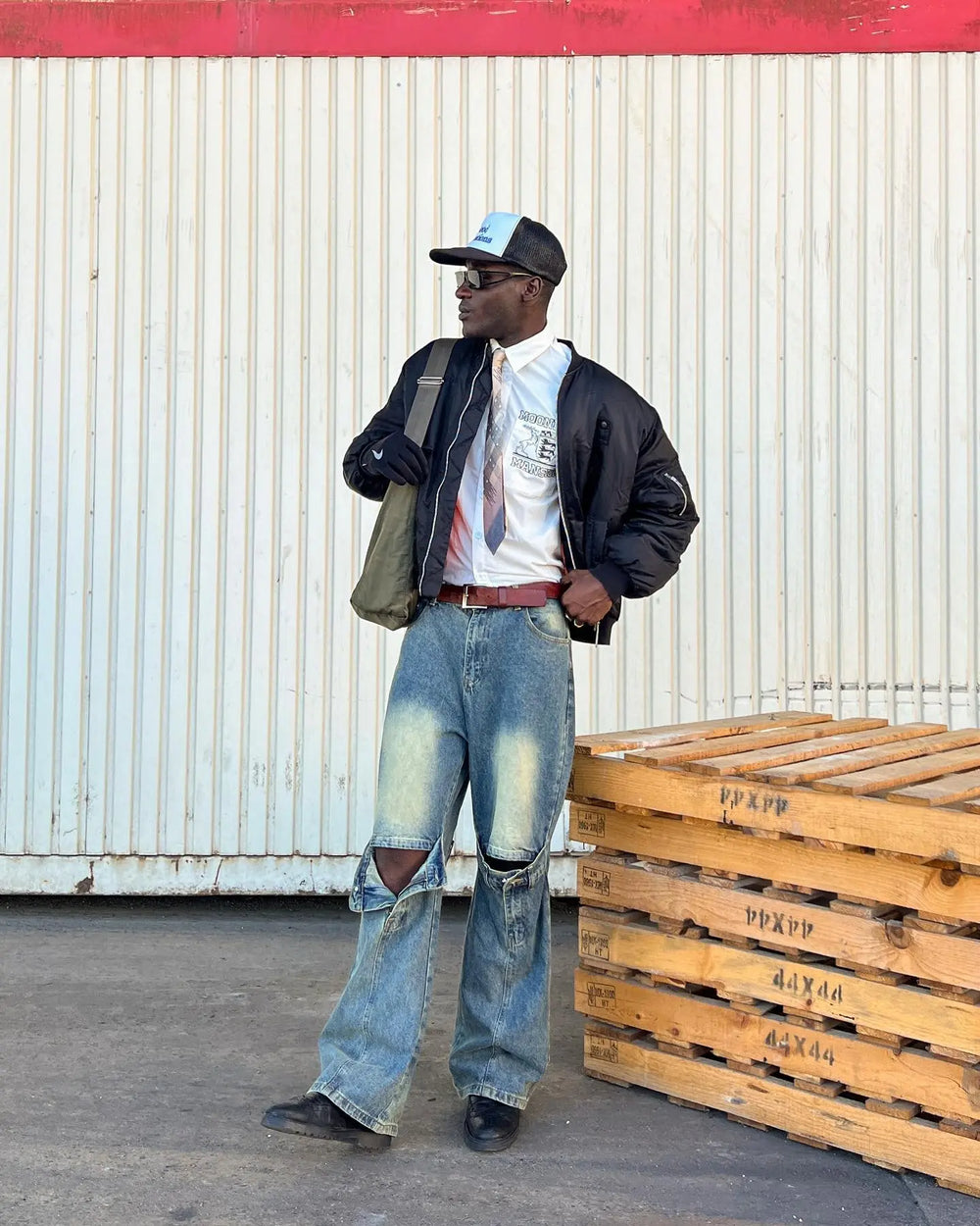 【23s May.】Vintage Jeans with Belt ArtsKoreanMan