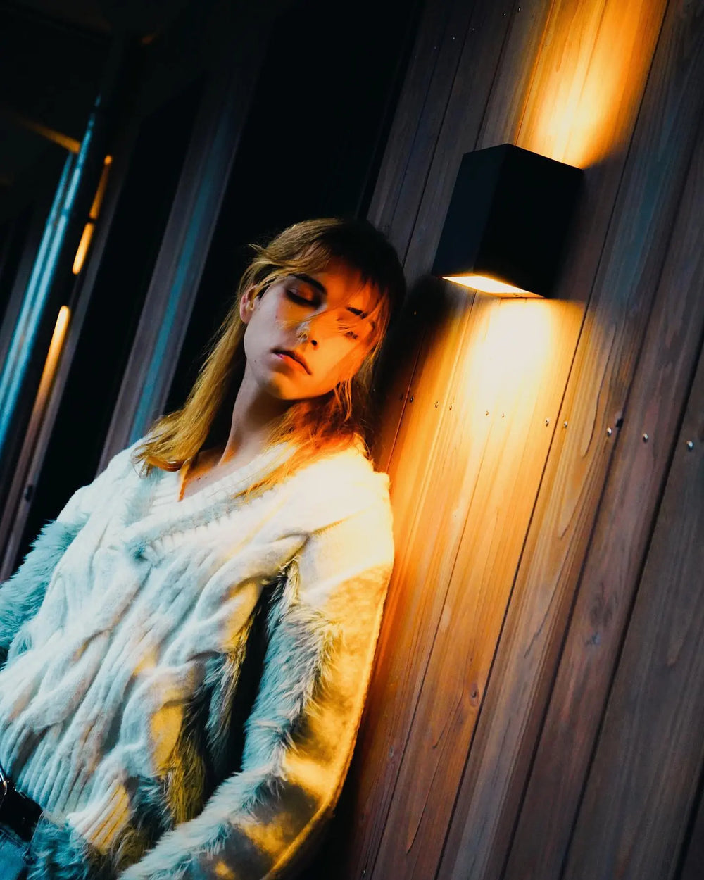 【23s September.】Plush V-neck Loose Sweater ArtsKoreanMan