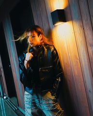 【23s Feb.】Zipped Surround PU Leather Jacket ArtsKoreanMan