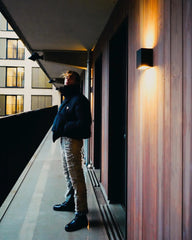 High Neck Asymmetrical Design Winter Coat ArtsKoreanMan