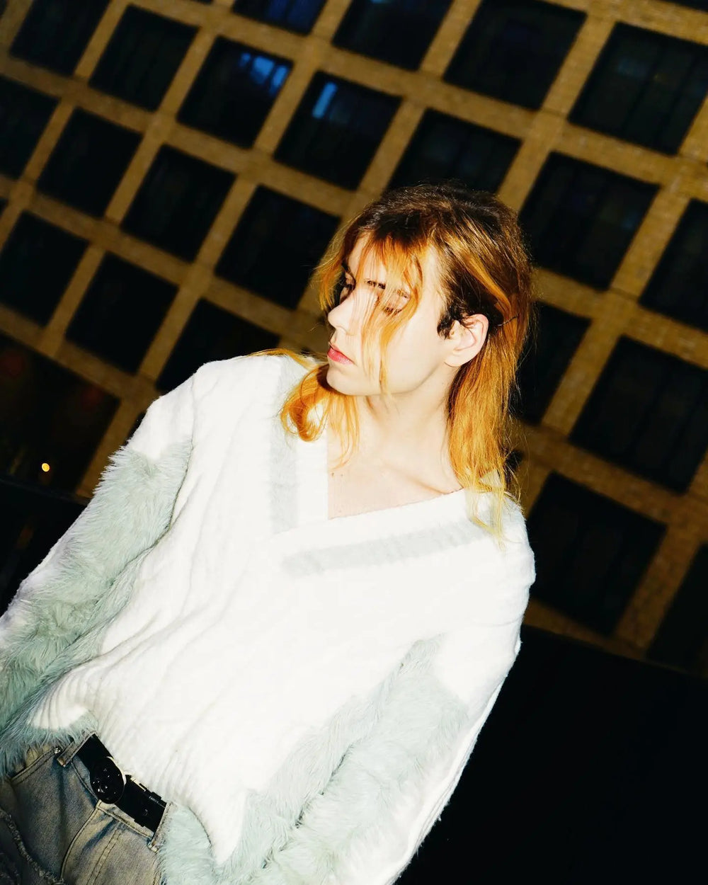 【23s September.】Plush V-neck Loose Sweater ArtsKoreanMan