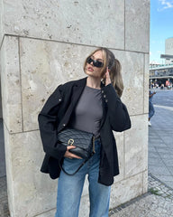 【23s July.】Button Shoulder Pad Suit ArtsKoreanMan