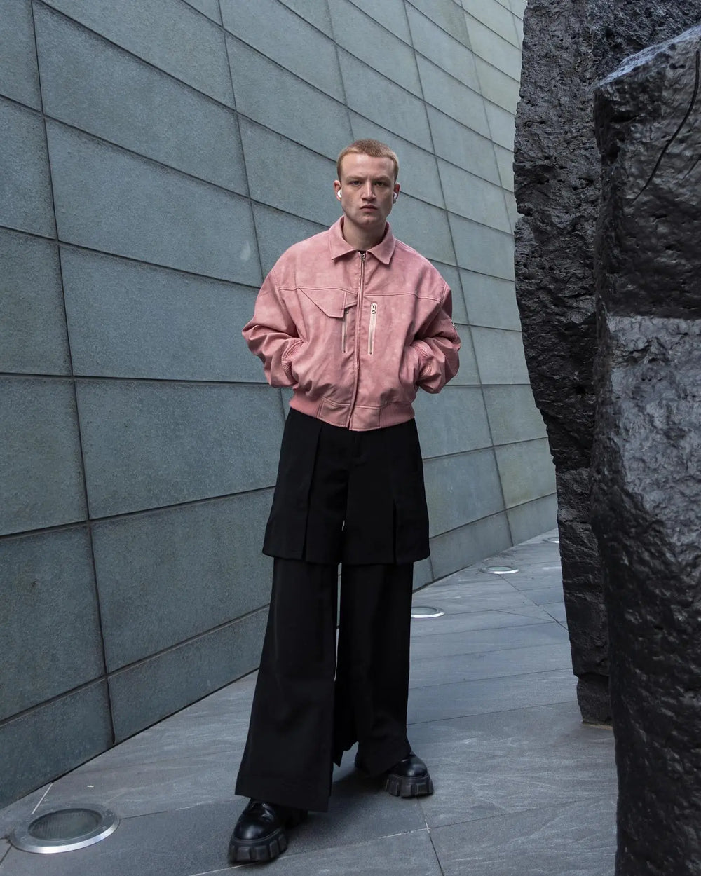 【23s August】Gradient Shoulder Pad Jacket ArtsKoreanMan