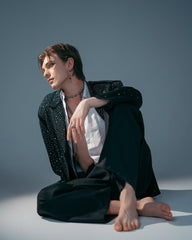 【23s November.】Deconstructed Split Pleated Baggy Trousers