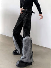 【25s Oct.】Vintage patchwork mink jeans