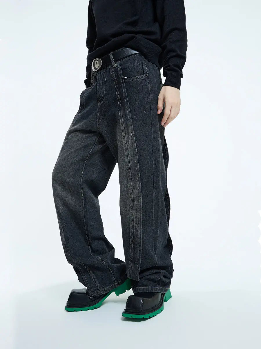 【23s September.】Hip-Hop Relaxed Straight Jeans ArtsKoreanMan