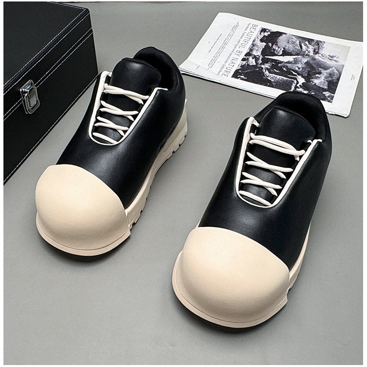 High Street Mickey Big Toe Casual Thick-soled Shoes ArtsKoreanMan
