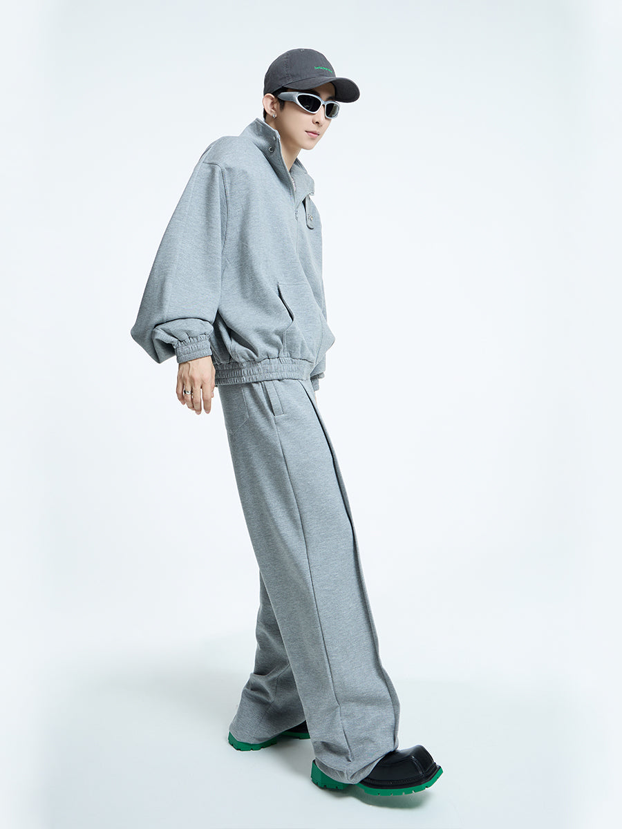 【23s September.】Simple Casual Trousers Top Sports Suit -M ArtsKoreanMan